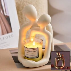 Heartwarming Resin Statue