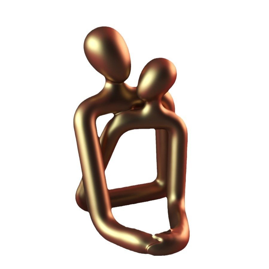 Heartwarming Resin Statue - Image 4