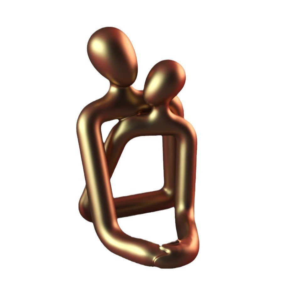 Heartwarming Resin Statue - Image 2
